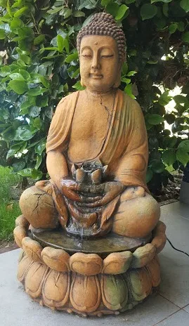 Concrete Large Thai Lotus Buddha
