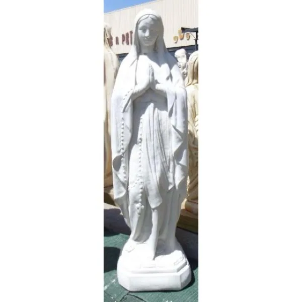 Mary of Lourdes - Small Concrete Statue 1236
