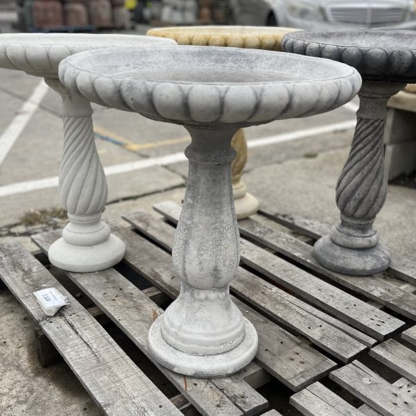Victorian Concrete Birdbath