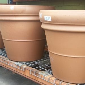 Italian Terracotta Rolled Rim