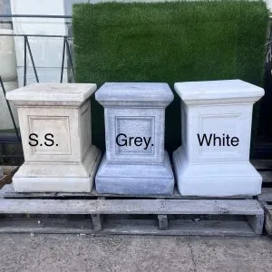 Jefferson Pedestal Large Concrete Plinth / Stand (1805)