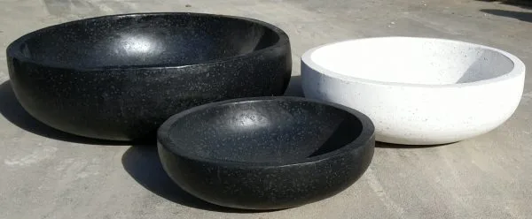 Black and White Terazzo Bowls