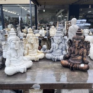 Indian Ganesh  Small Concrete Statue (1450)