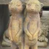 Meerkat Family Concrete Statue