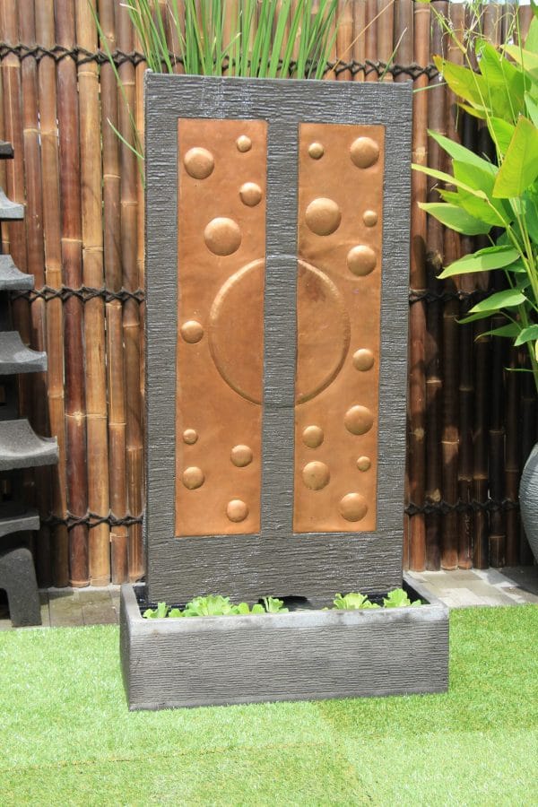 Bubble Copper Wall Fountain