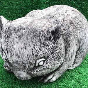 Wombat Dad Concrete Statue