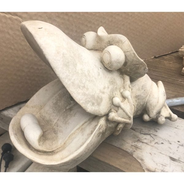 Frog Water Feature Concrete Statue