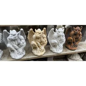 Angry Gargoyle Large Concrete Statue (1108)