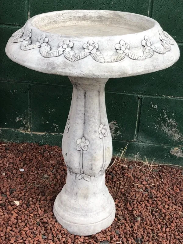 Flowers Birdbath
