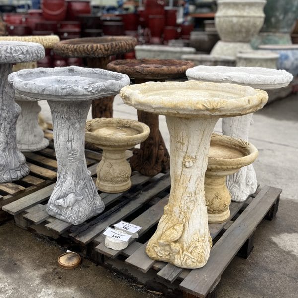 Native Concrete Birdbath (0630) - Image 2