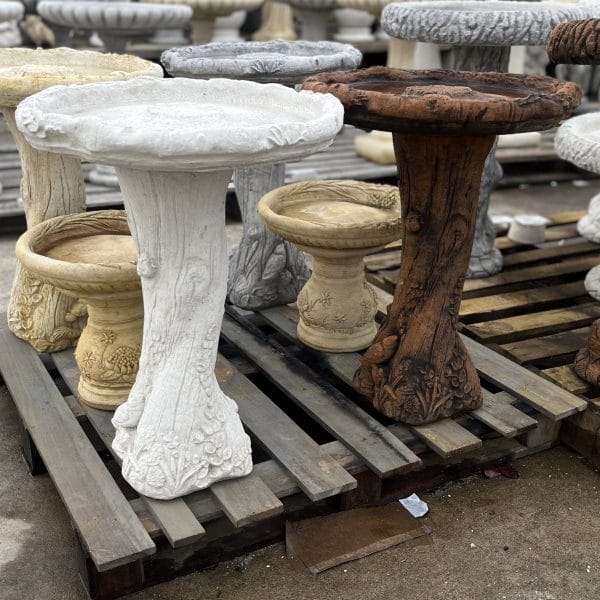 Native Concrete Birdbath (0630)