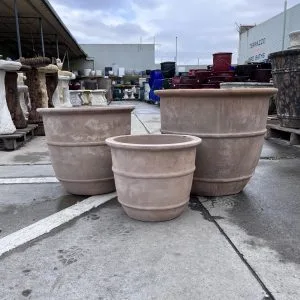 Citrus Tub Pot Antique Terracotta Garden Planter