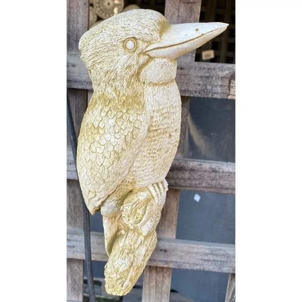 Kookaburra Concrete Wall Plaque