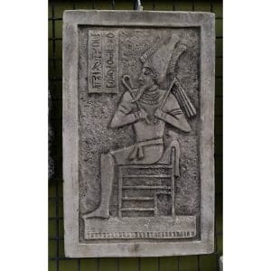 Uploaded ToEgyptian Pharaoh Concrete Wall Plaque