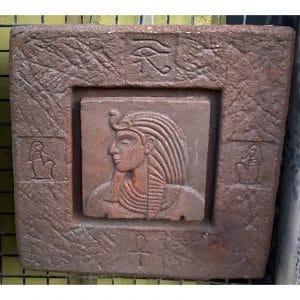 Egyptian Pharaoh Tuthmosis Concrete Wall Plaque
