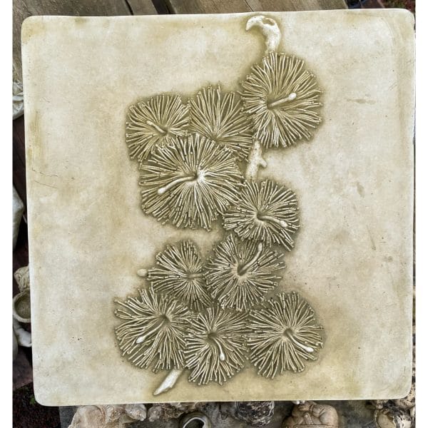 Gum Blossom Concrete Wall Plaque 0546