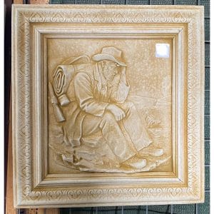Gold Prospector Concrete Wall Plaque