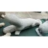 Lizard on Log Large Concrete Garden Statue