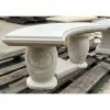 Modern Two Faces Curved Bench Seat