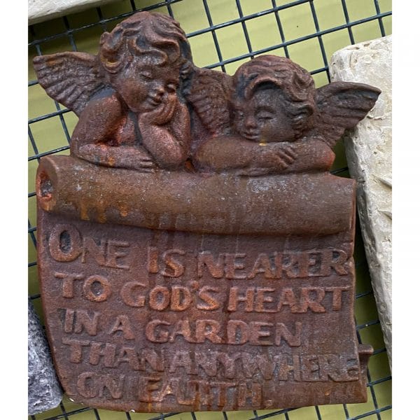 God's Garden Concrete Wall Plaque