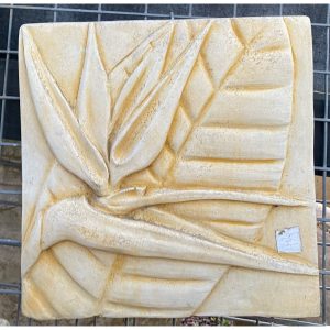 Bird of Paradise Concrete Wall Plaque