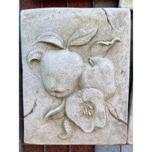 Fruits - Apples Concrete Wall Plaque
