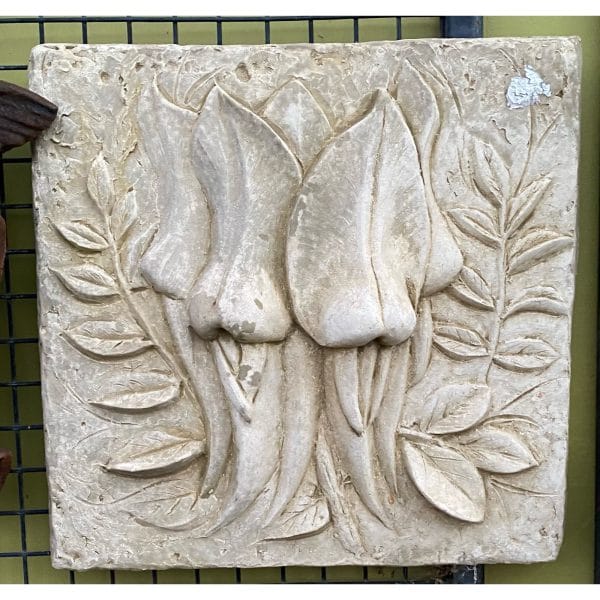 Stuart Desert Pea - Unframed Concrete Wall Plaque