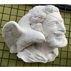 Buccaneer Head Concrete Wall Plaque