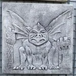 Gargoyle Concrete Wall Plaque 9268