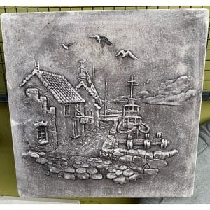 Wharf Concrete Wall Plaque