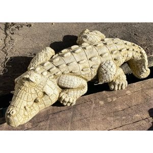 Fun Crocodile Concrete Garden Statue