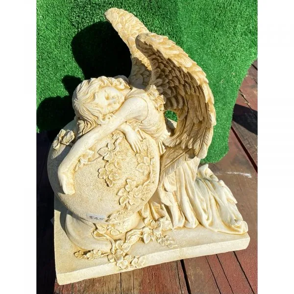 Angel on the World Large Concrete Statue 1211