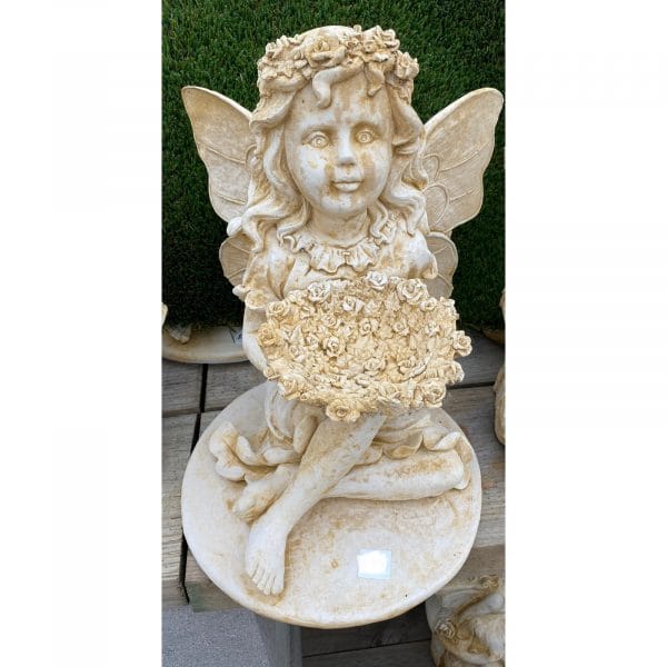 Bouquet Fairy Concrete Statue 1247