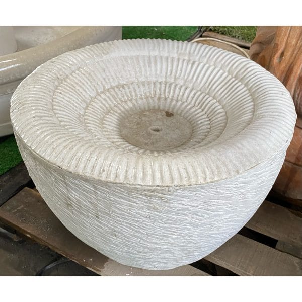 Fossil Concrete Water Feature Top