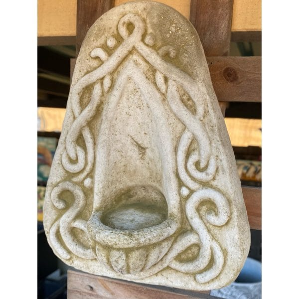 Candleholder - Celtic Arch Small Concrete Wall Plaque