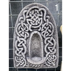 Candleholder - Celtic Arch Large Concrete Wall Plaque