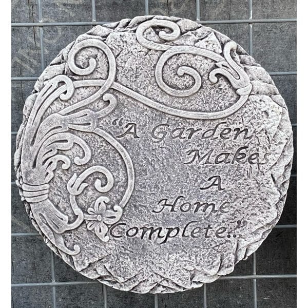 A Garden Makes Concrete Wall Plaque 0579