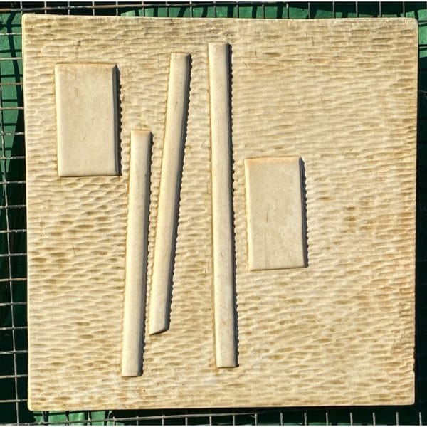 Abstract 3 Concrete Wall Plaque