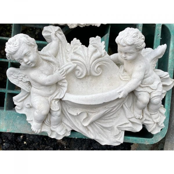 Cherub Font Concrete Wall Plaque - Image 2