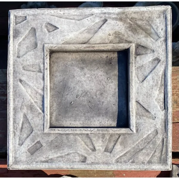 Sunrays Tile Frame Concrete Wall Plaque
