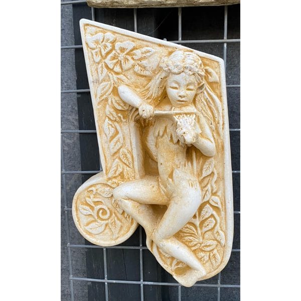 Music Note Pixie - Titi Concrete Wall Plaque 8025