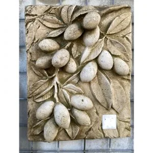 Antipasto Olives Concrete Wall Plaque 9232