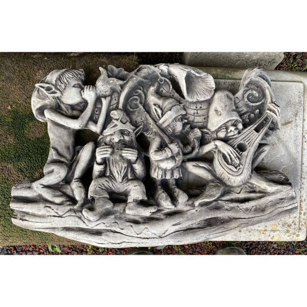 Four Musos with or without backing Concrete Wall Plaque 9307