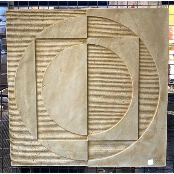 Eclipse Concrete Wall Plaque 9472