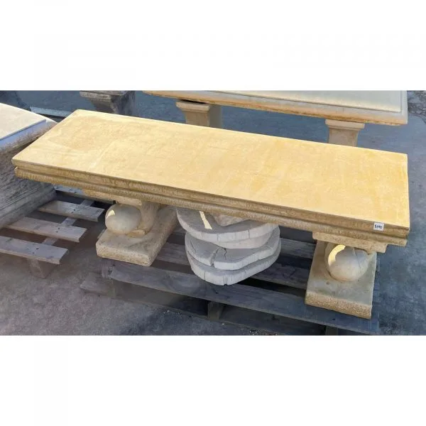 Kneeling Man Concrete Bench Seat 7800 - Image 2
