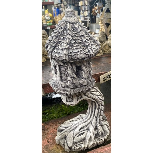 Curved Lantern Concrete Garden Statue
