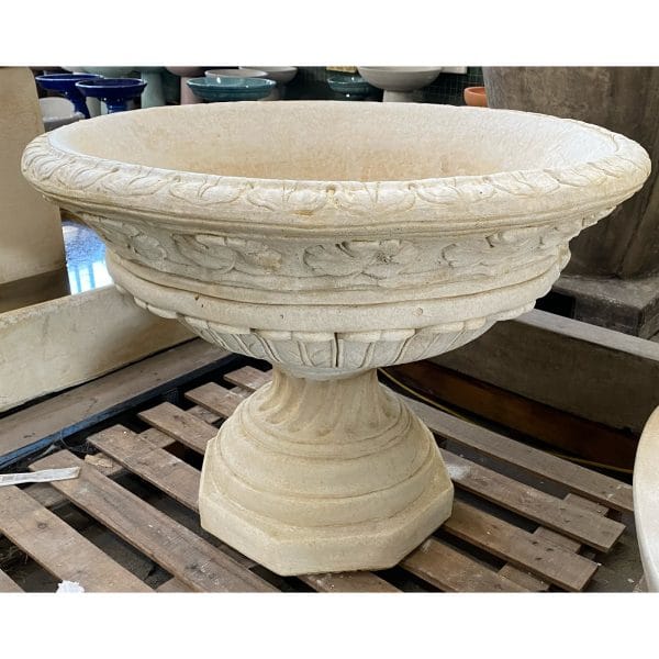 Windsor Bowl and Base Concrete Garden Urn Planter 1854