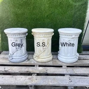 Rose Pedestal Short Concrete Plinth Stand 1813