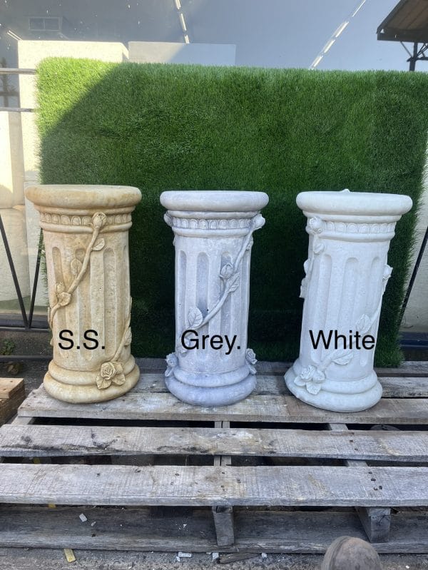 Rose Pedestal Tall Concrete Plinth Stand 1814