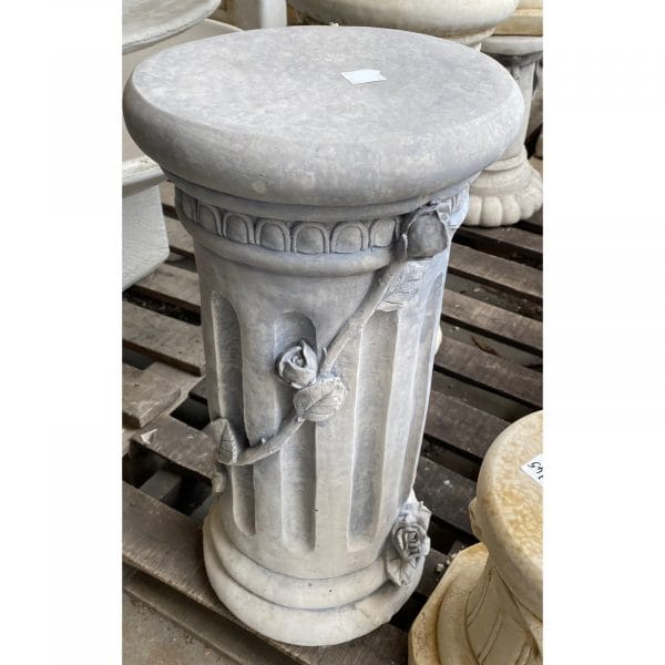 Rose Pedestal Tall Concrete Plinth Stand 1814 - Image 2